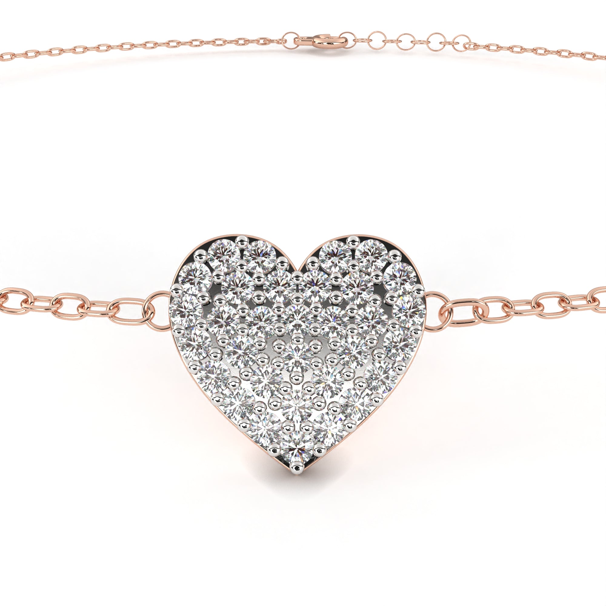 Solitairekart 0.21ct Round Cut Lab Grown Diamond Bracelet